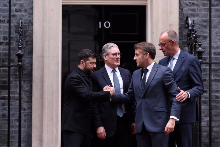 European leaders discuss “positive progress” on making use of frozen Russian assets