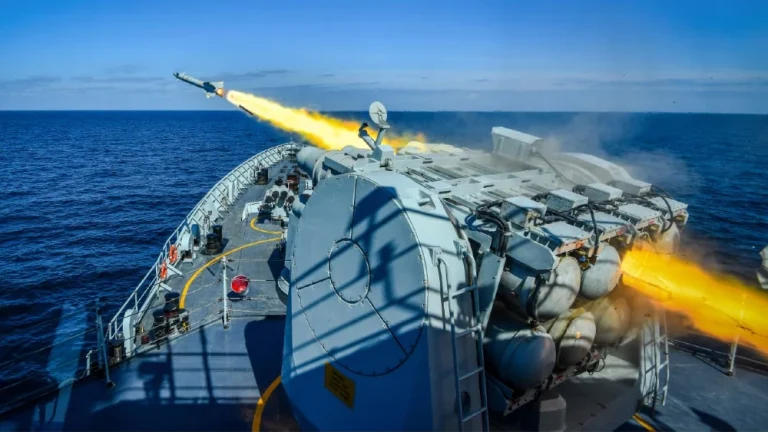 Pakistan Navy conducts firing of surface-to-air missile at sea